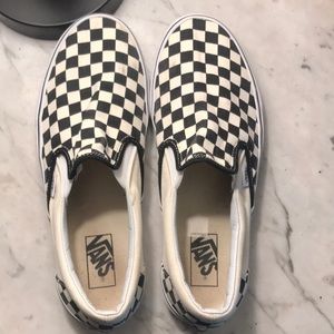 Vans 10 mens checkerboard canvas